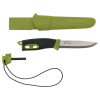 Morakniv Companion Spark (S), többfunkciós kés, zöld