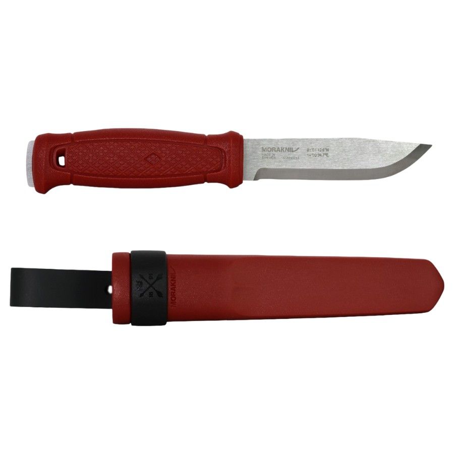 Morakniv Gansberg (S), nó? outdoorowy, czerwony