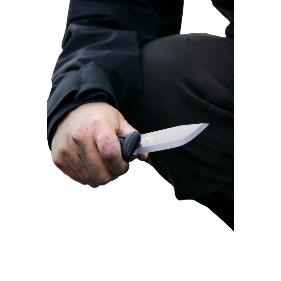 Morakniv Garberg Blackblade Mit Lederscheide (C), Messer, schwarz