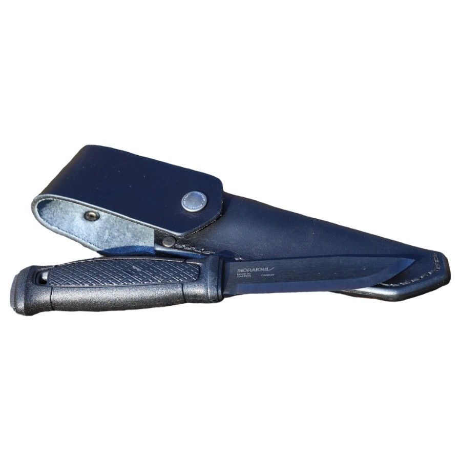 Morakniv Garberg Blackblade With Leather Sheath (C), kniv, svart