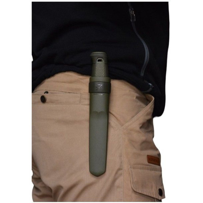 Morakniv Kansbol With Polymer Sheath (S), friluftskniv, grønn