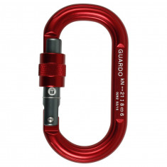 Mosquetão Edelweiss Carabinder Guardo Oval Screw Gate, mosquetão