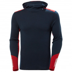 Męska bluza z kapturem Helly Hansen Lifa Merino Midweight Hoodie, granatowy