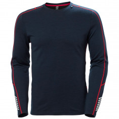 Męska koszulka Helly Hansen Lifa Merino Lightweight Crew, granatowy