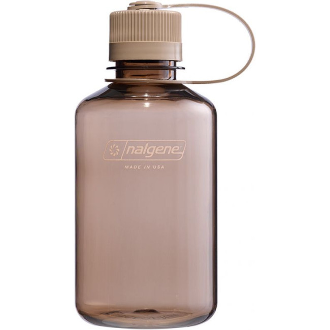 Nalgene boca estreita sustentável, garrafa de bebida, 500 ml, moca