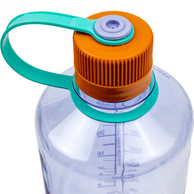 Nalgene boca estreita sustentável, garrafa de bebida, 1000 ml, roxo claro