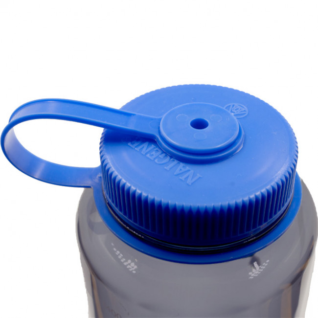 Nalgene boca larga sustentável, garrafa de bebida, 1500 ml, cinzento