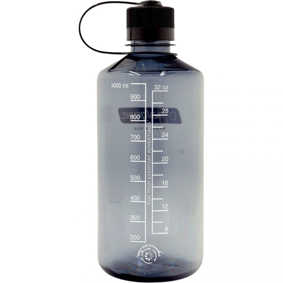 Nalgene narrow mouth sustain, bottle, 1000 ml, grey