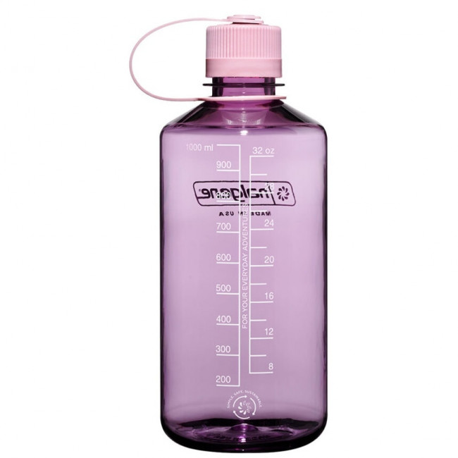 Nalgene narrow mouth sustain, butelka do picia, 1000 ml, wiśniowa