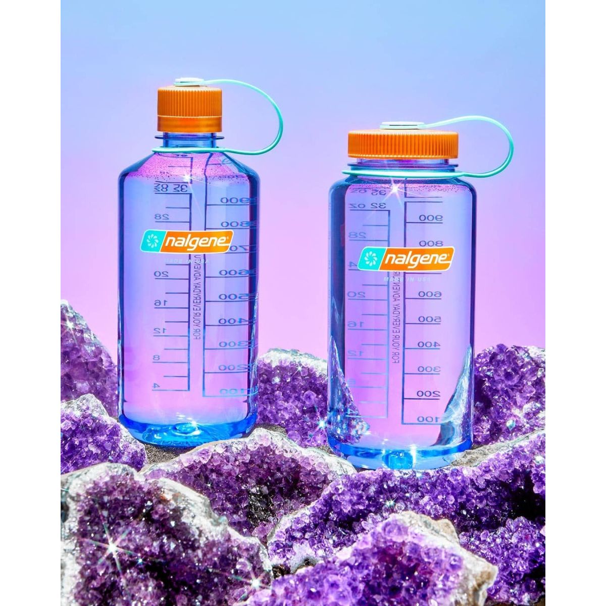 Nalgene narrow mouth sustain, Drikkeflaske, 1000 ml, Amethyst