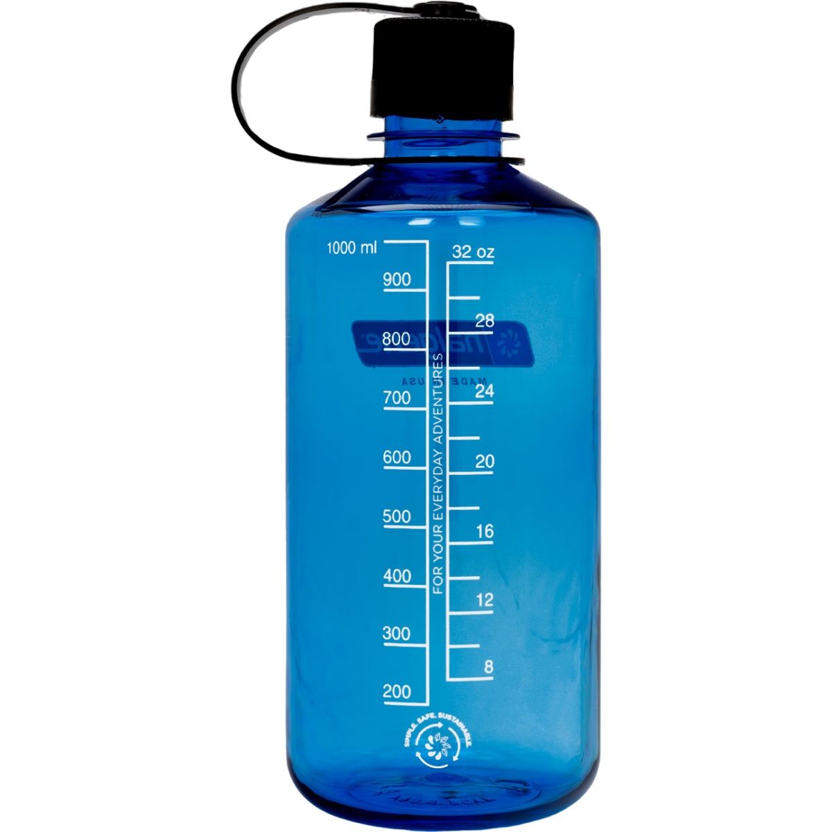 Nalgene narrow mouth sustain, fľaša na pitie, 1000 ml, modrá