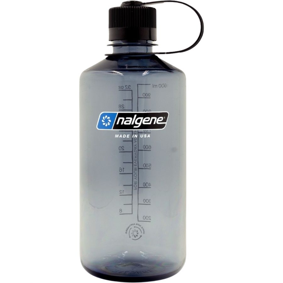 Nalgene narrow mouth sustain, fľaša na pitie, 1000 ml, sivá