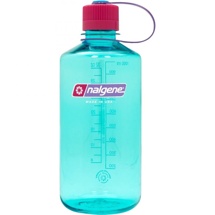 Nalgene narrow mouth sustain, fľaša na pitie, 1000 ml, tyrkysová