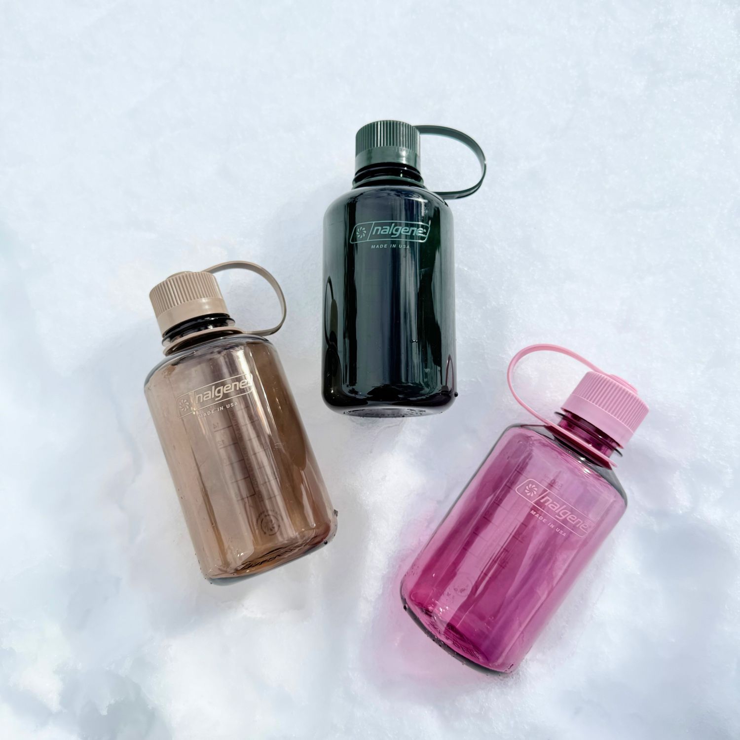 Nalgene narrow mouth sustain, láhev na pití, 500 ml, moka