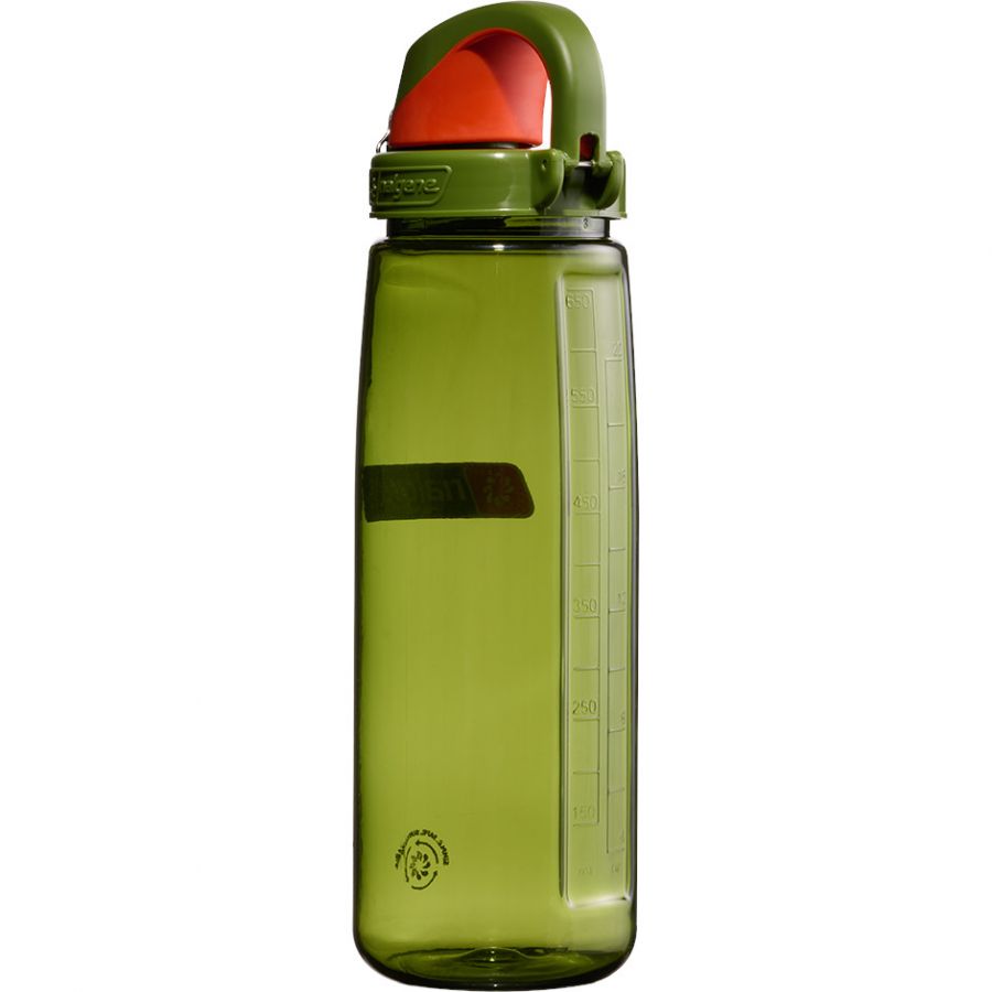 Nalgene OTF Sustain, botella de agua, 650 ml, verde/naranja