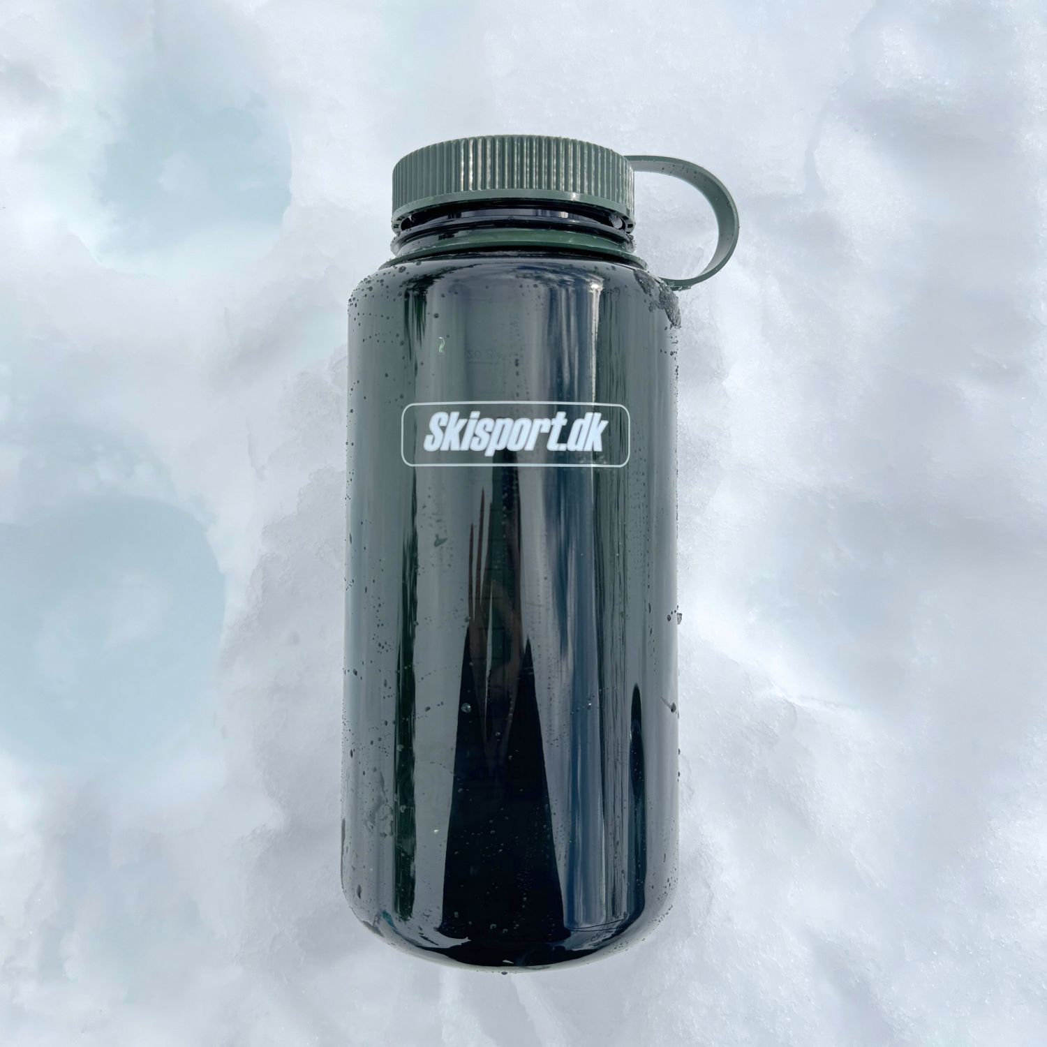Nalgene széles szájú sustain, ivópalack, 1000 ml, Skisport.dk, zöld