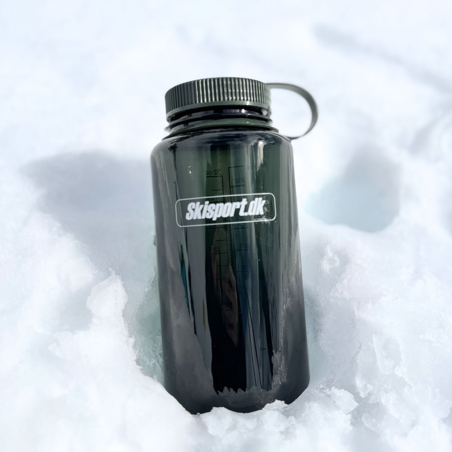 Nalgene széles szájú sustain, ivópalack, 1000 ml, Skisport.dk, zöld