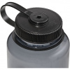 Nalgene széles szájú sustain, ivópalack, 1000 ml, szürke/fekete