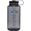 Nalgene széles szájú sustain, ivópalack, 1000 ml, szürke/fekete