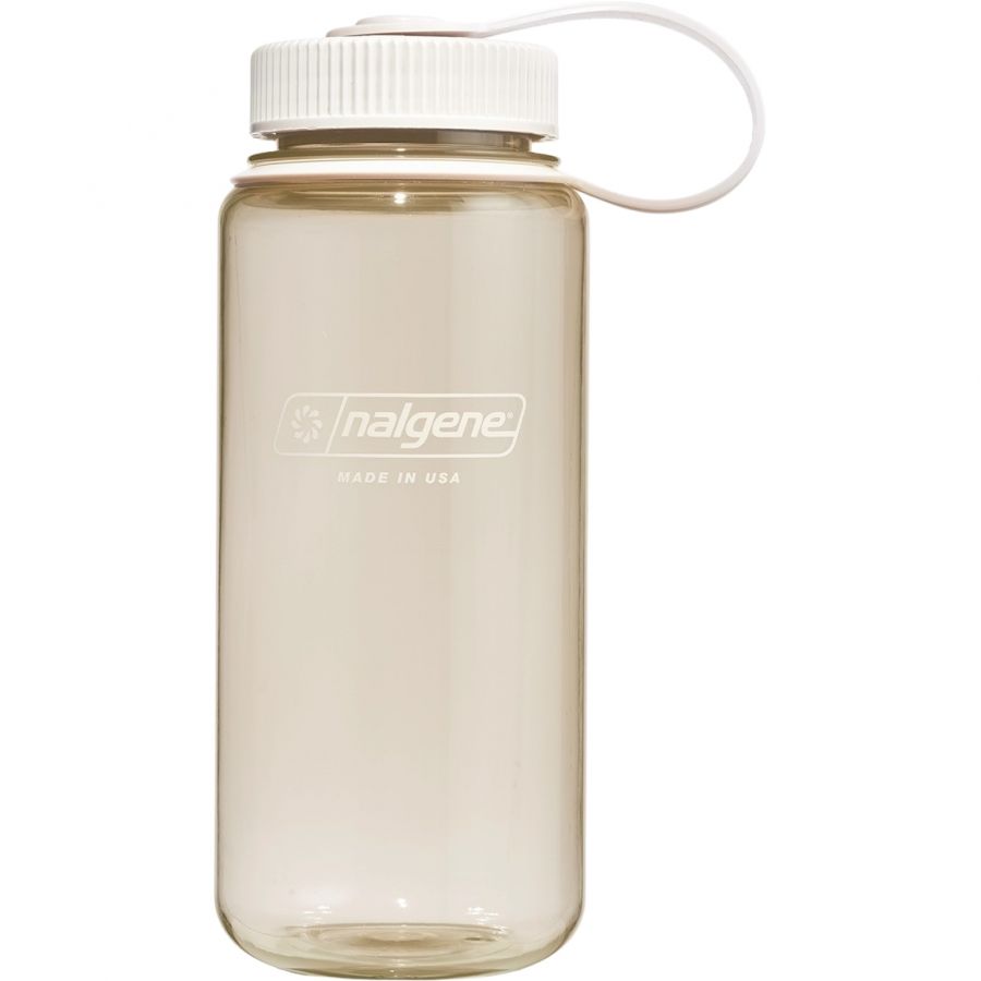 Nalgene wide mouth sustain, butelka do picia, 500 ml, be?owy