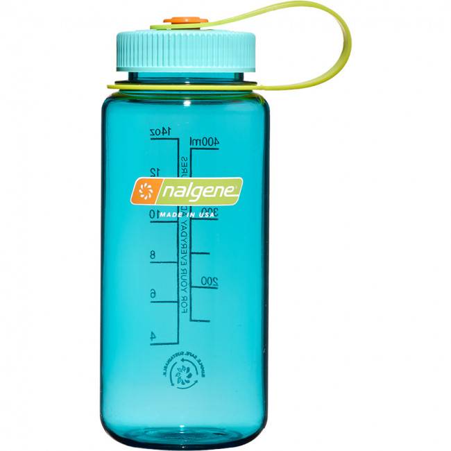 Nalgene wide mouth sustain, butelka do picia, 500 ml, niebieska