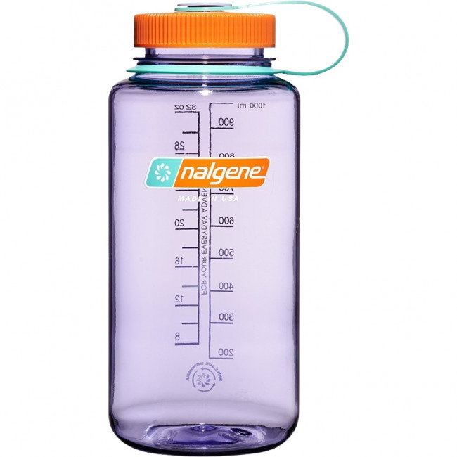 Nalgene wide mouth sustain, drikkedunk, 1000 ml, lyselilla