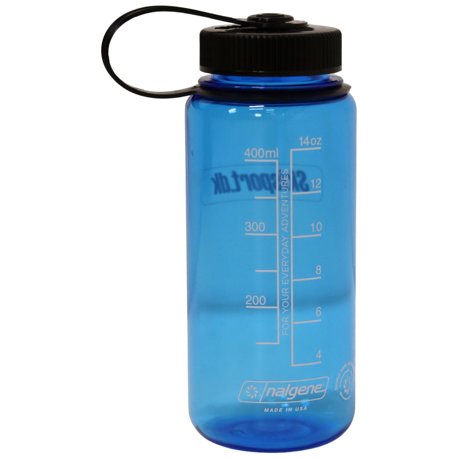 Nalgene wide mouth sustain, drikkedunk, 500 ml, Skisport.dk, blå