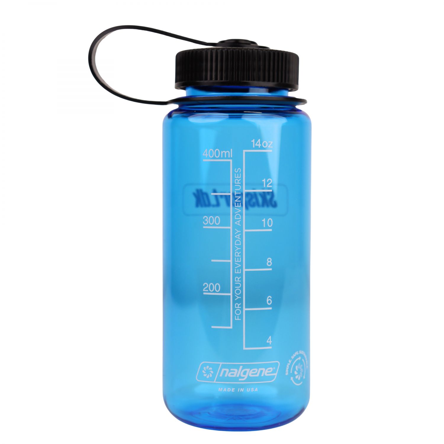 Nalgene wide mouth sustain, drikkedunk, 500 ml, Skisport.dk, blå