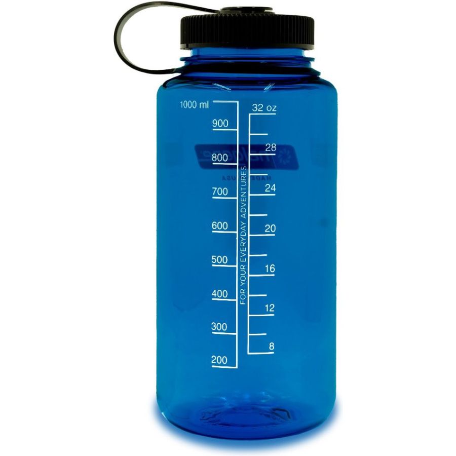 Nalgene wide mouth sustain, drinkfles, 1000 ml, blauw