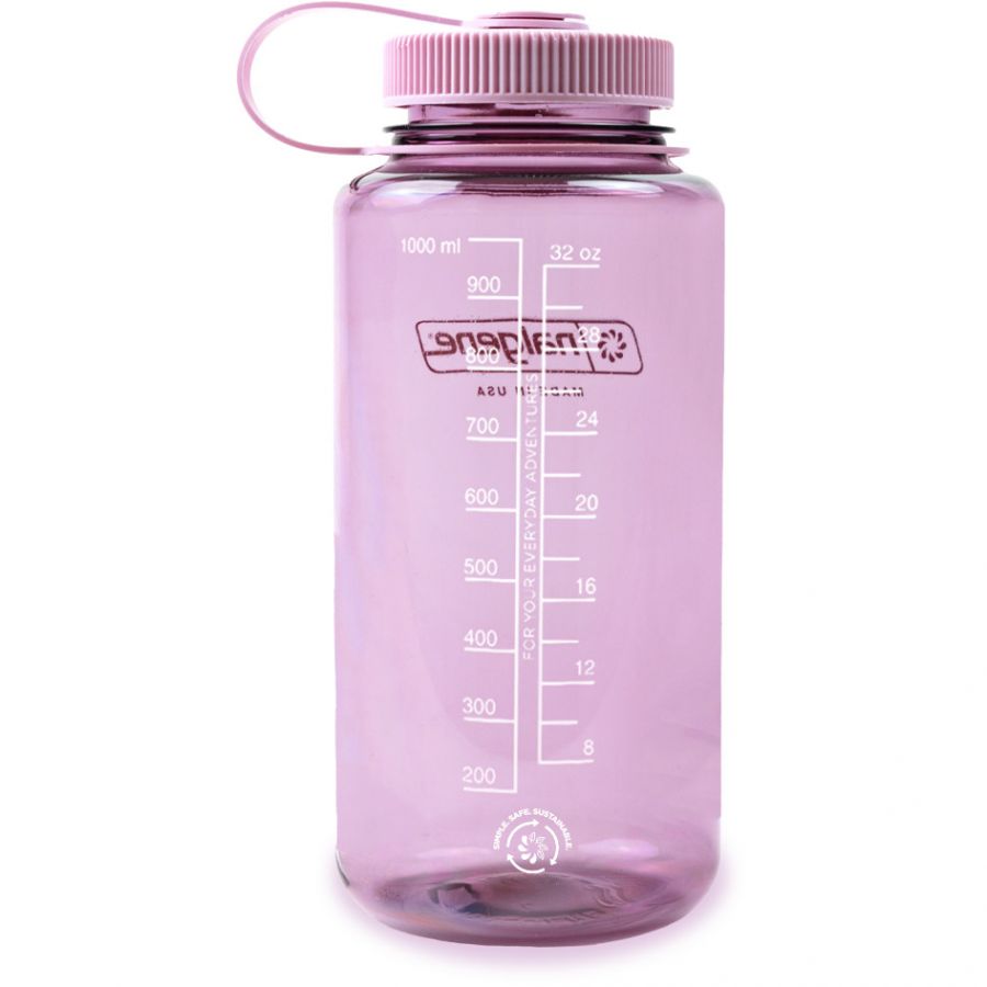 Nalgene wide mouth sustain, fľaša na pitie, 1000 ml, čerešňa