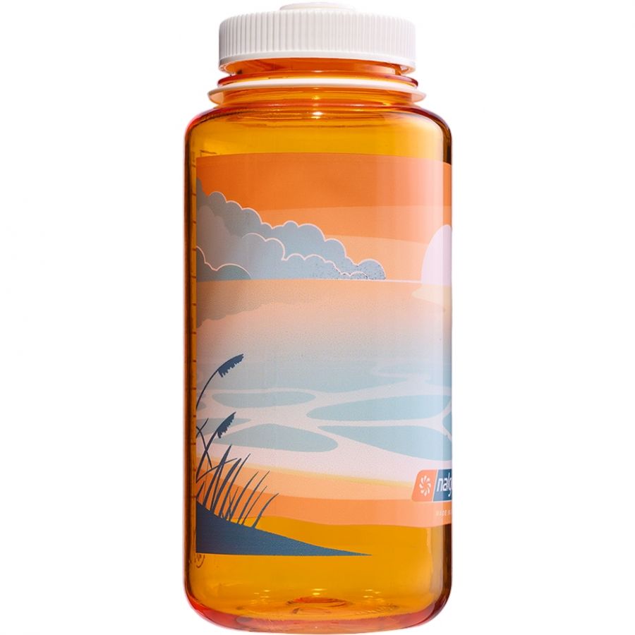 Nalgene wide mouth sustain, fľaša na pitie, 1000 ml, krajina západu slnka