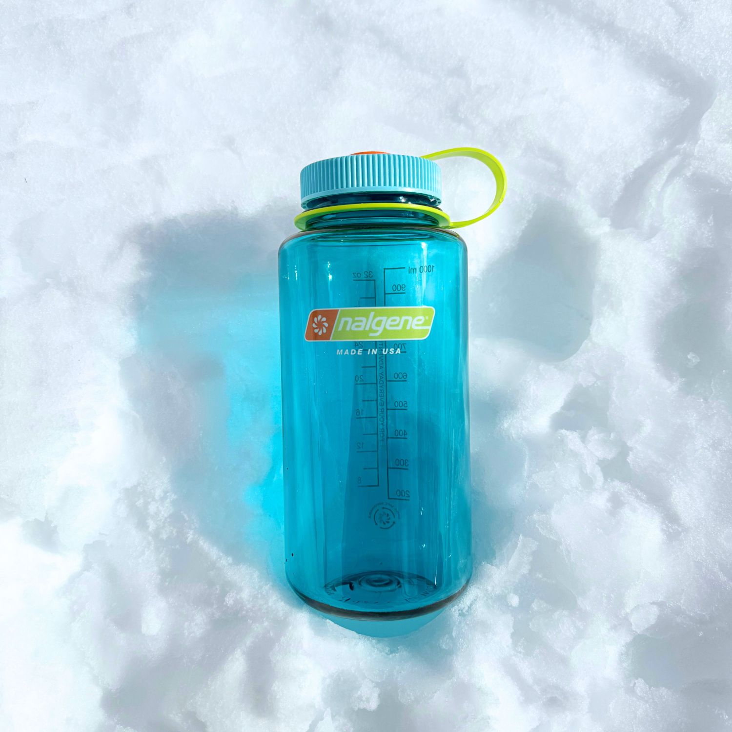 Nalgene wide mouth sustain, fľaša na pitie, 1000 ml, modrá