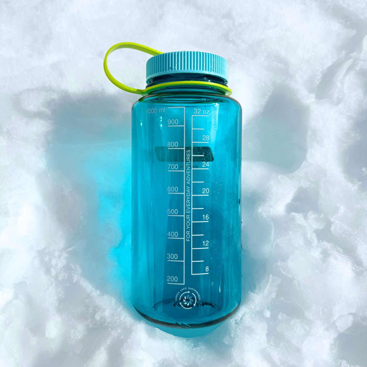 Nalgene wide mouth sustain, fľaša na pitie, 1000 ml, modrá