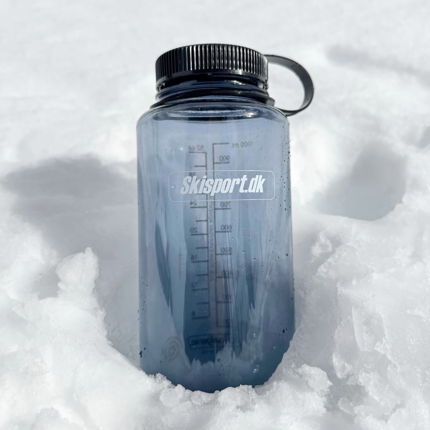 Nalgene wide mouth sustain, fľaša na pitie, 1000 ml, Skisport.dk, sivá