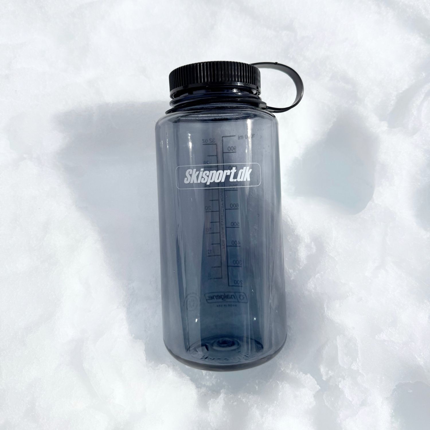 Nalgene wide mouth sustain, fľaša na pitie, 1000 ml, Skisport.dk, sivá