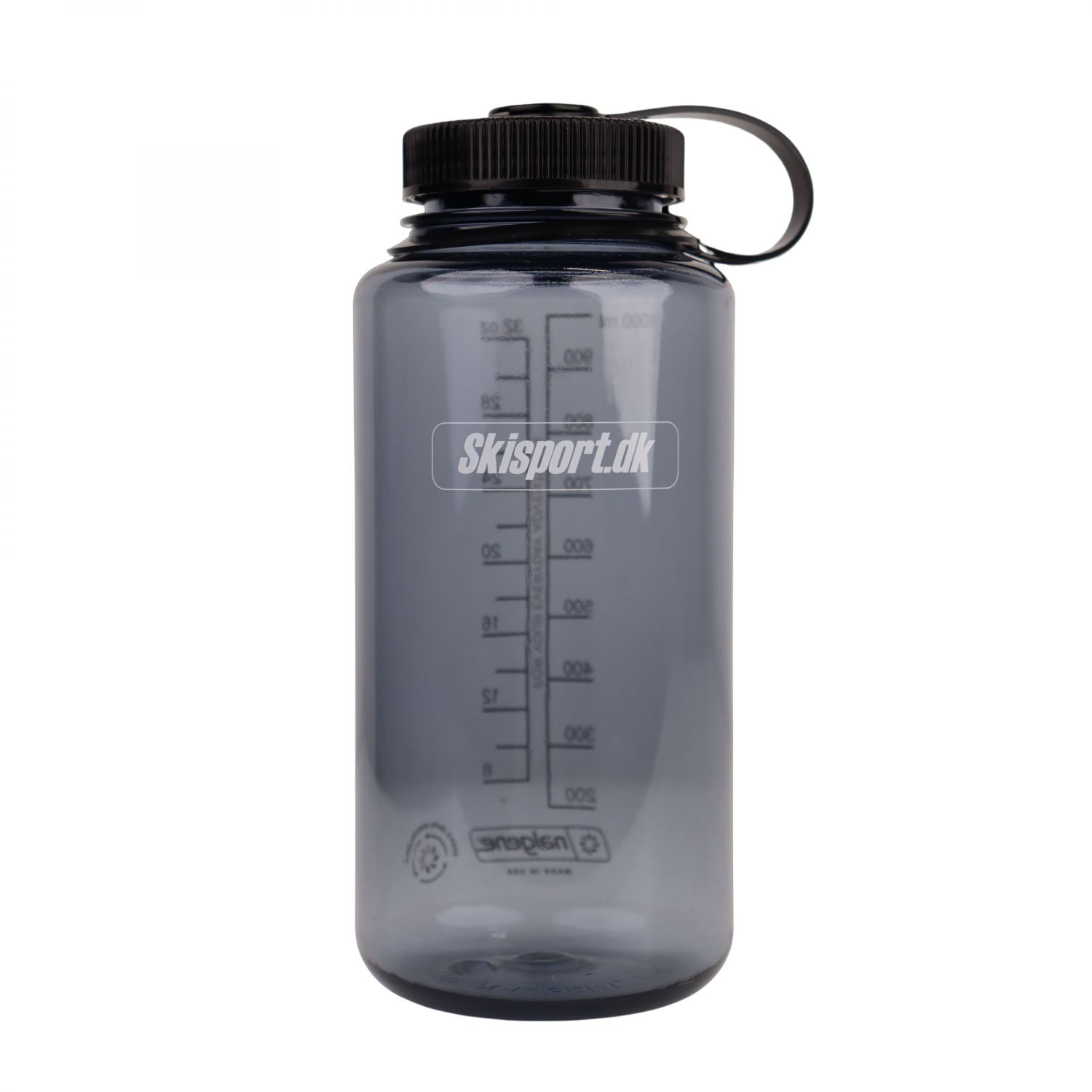 Nalgene wide mouth sustain, fľaša na pitie, 1000 ml, Skisport.dk, sivá