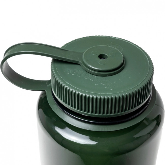 Nalgene wide mouth sustain, fľaša na pitie, 1000 ml, tmavozelená