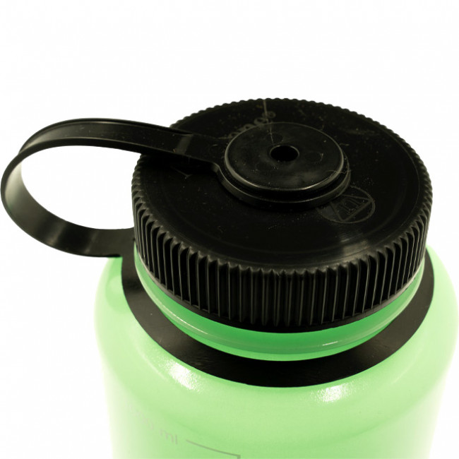 Nalgene wide mouth sustain, fľaša na pitie, 1000 ml, zelená žiara