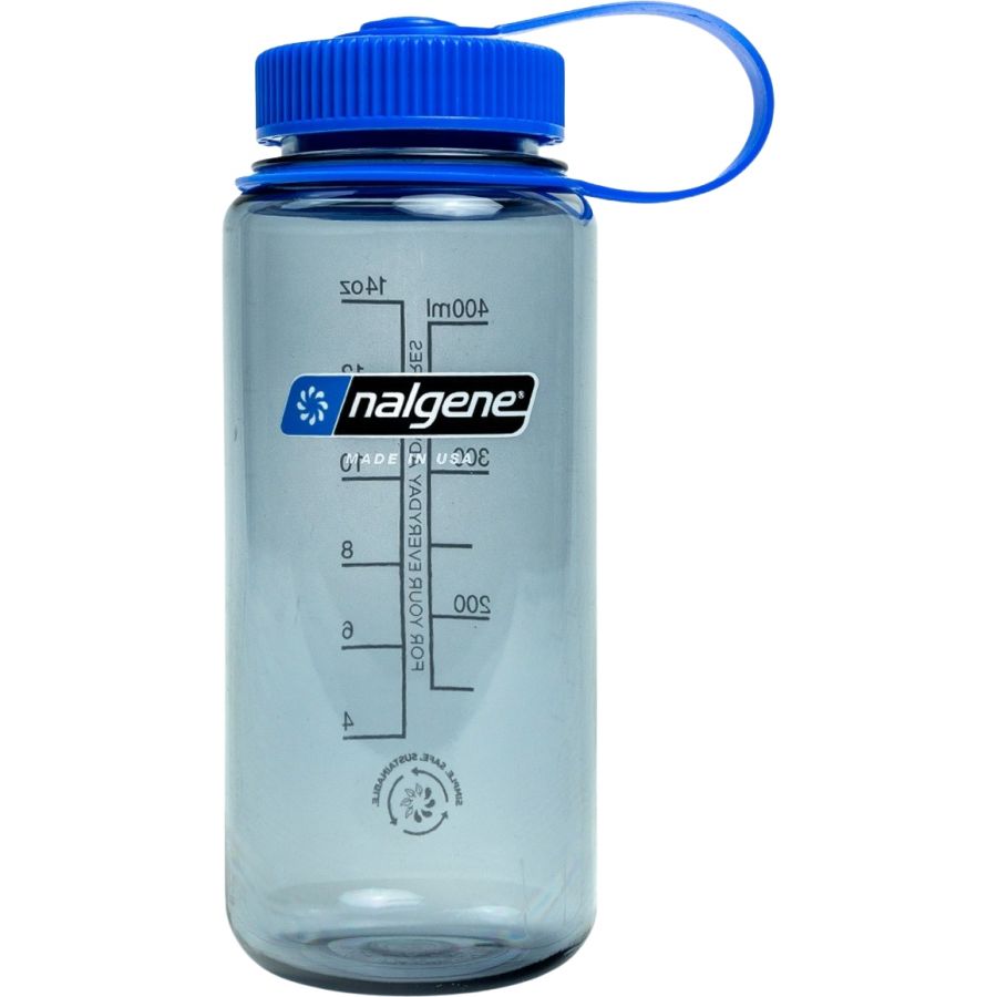 Nalgene wide mouth sustain, fľaša na pitie, 500 ml, sivá