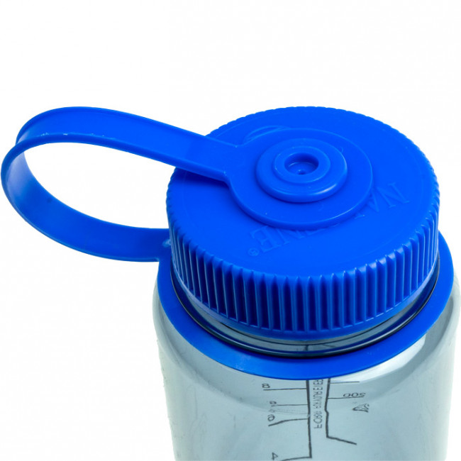 Nalgene wide mouth sustain, fľaša na pitie, 500 ml, sivá