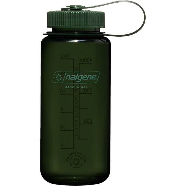 Nalgene wide mouth sustain, juomapullo, 500 ml, Vihreä