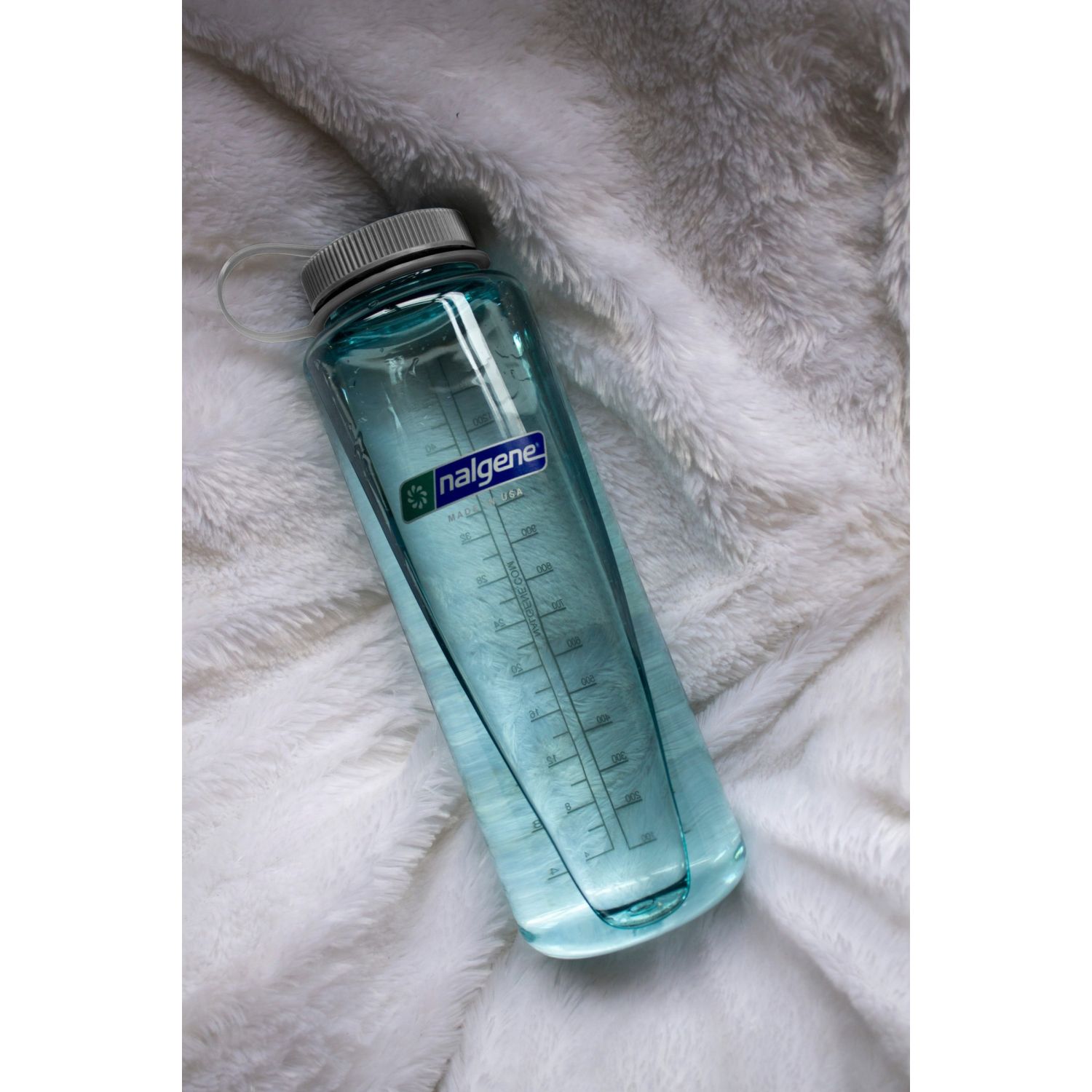 Nalgene wide mouth sustain, VattenFlaska, 1500 ml, Ljusblå