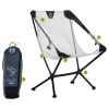 Nemo Moonlite Chaise de Camping Inclinable, chaise de camping, gris