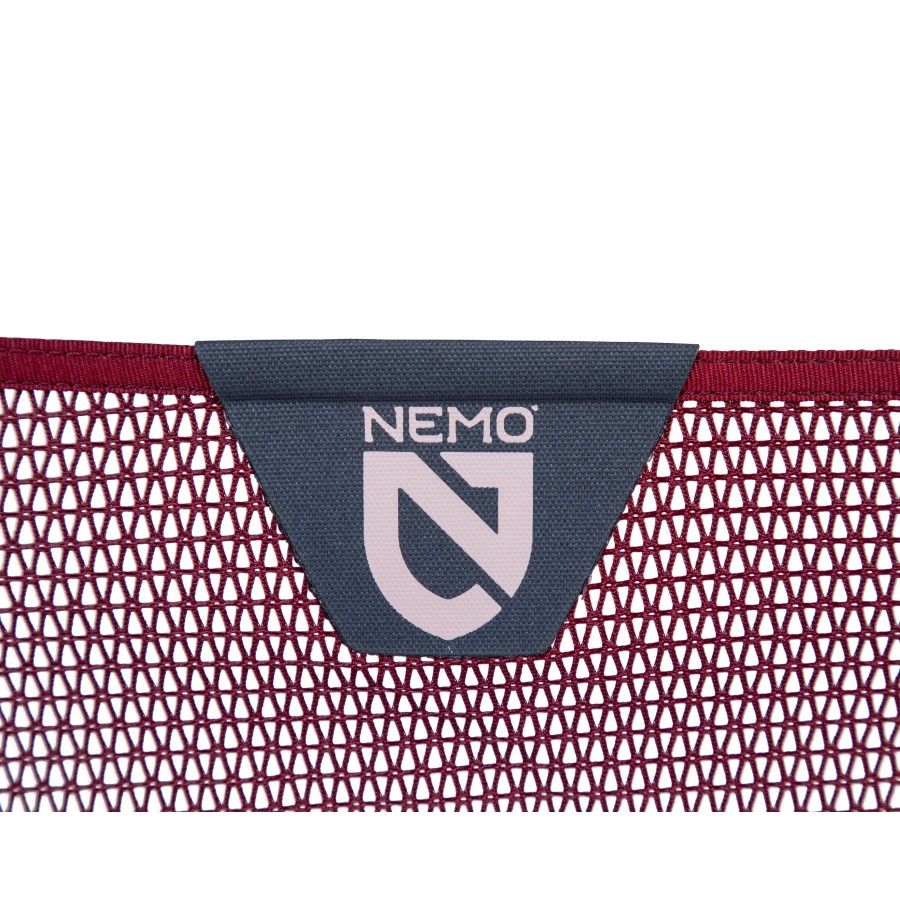 Nemo Moonlite Liegestuhl, Campingstuhl, rot