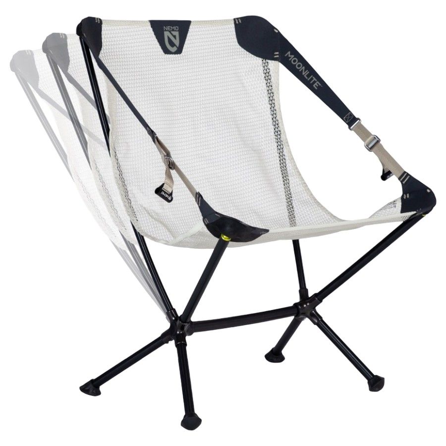 Nemo Moonlite Reclining Camp Chair, camping chair, gray