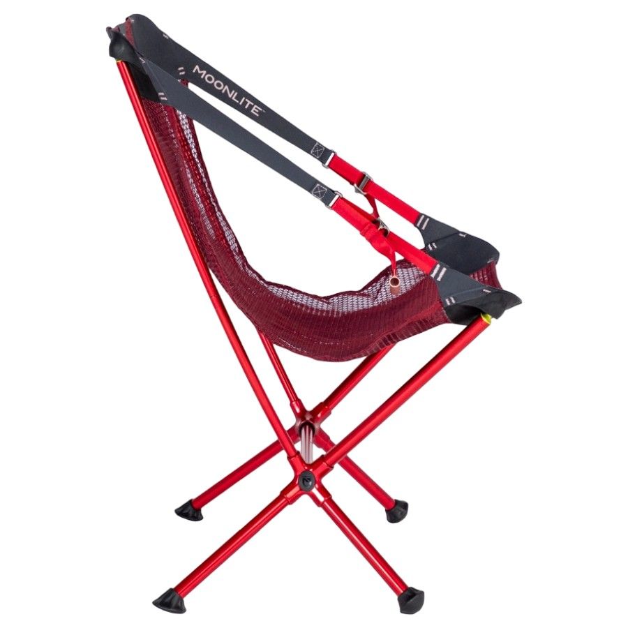 Nemo Moonlite Reclining Camp Chair, camping chair, red