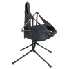 Nemo Stagaze Reclining Camp Chair, kempingová stolička, čierna