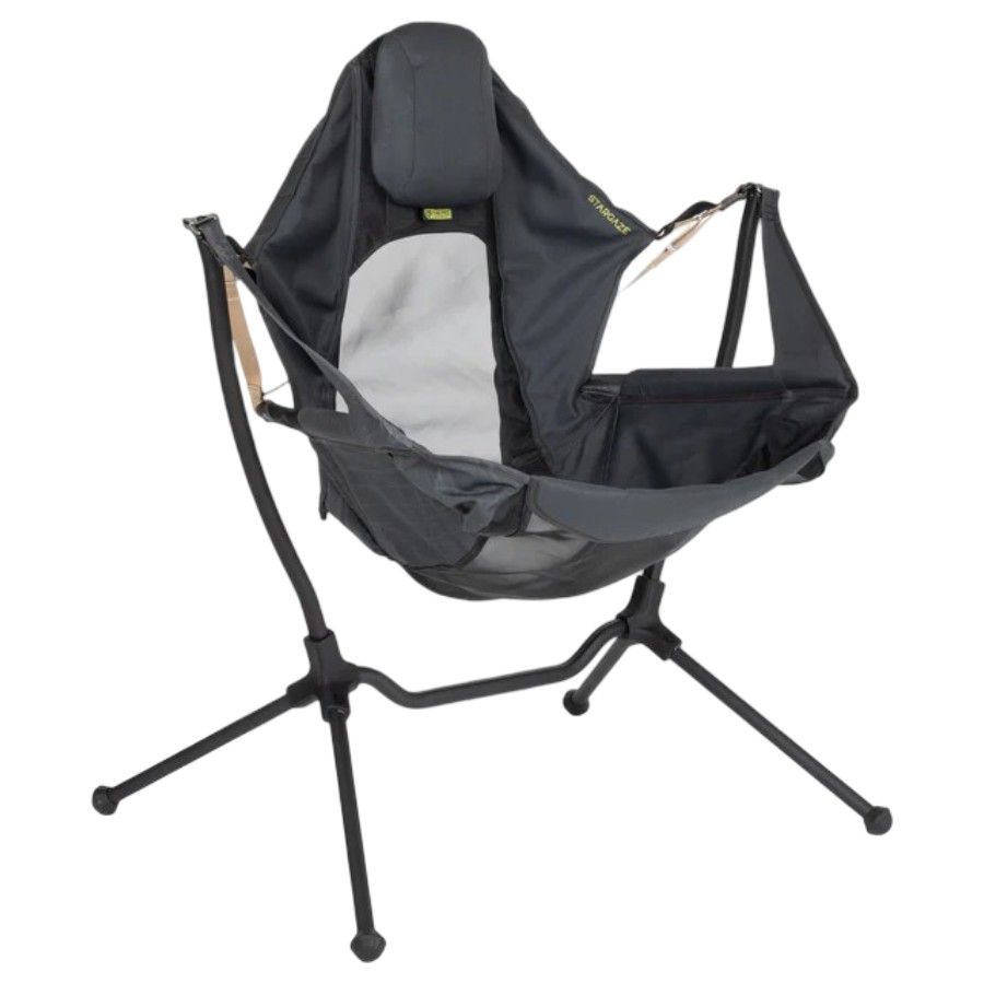 Nemo Stagaze Reclining Camp Chair, kempingová stolička, čierna