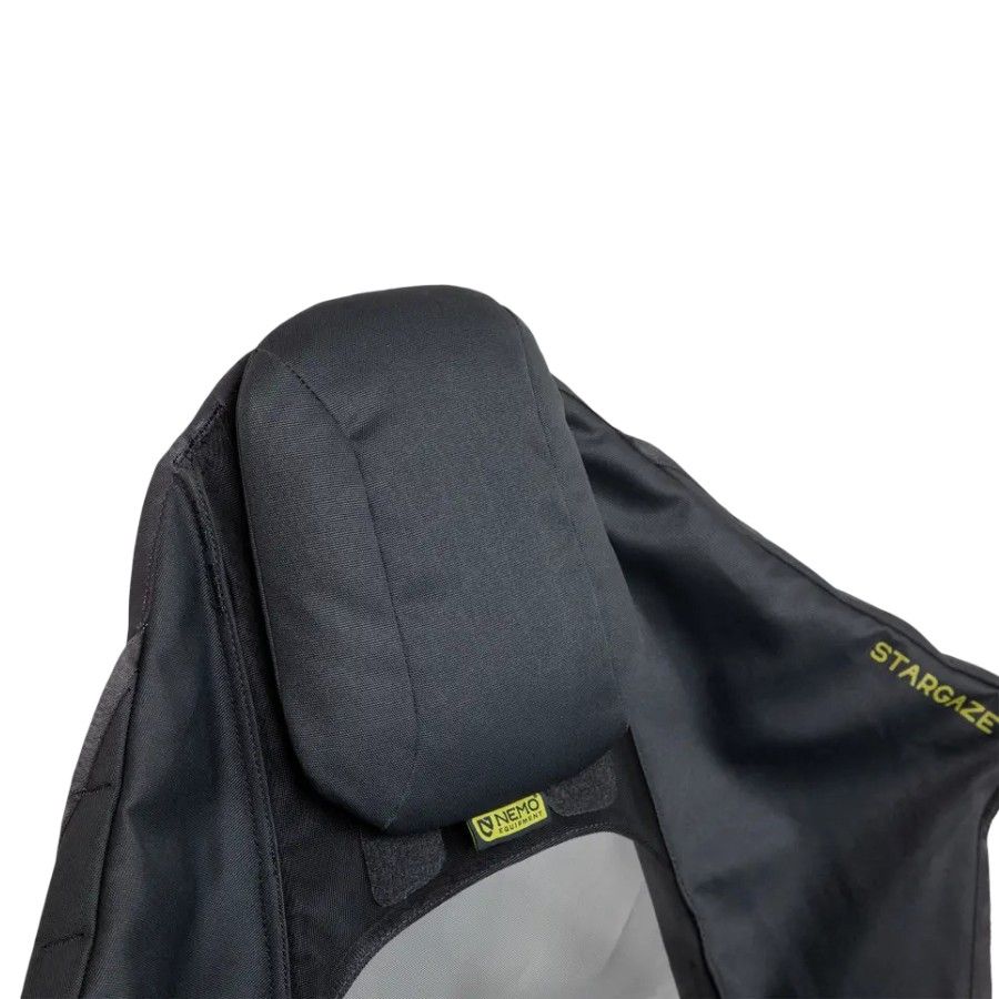 Nemo Stagaze Reclining Camp Chair, sedia da campeggio, nero