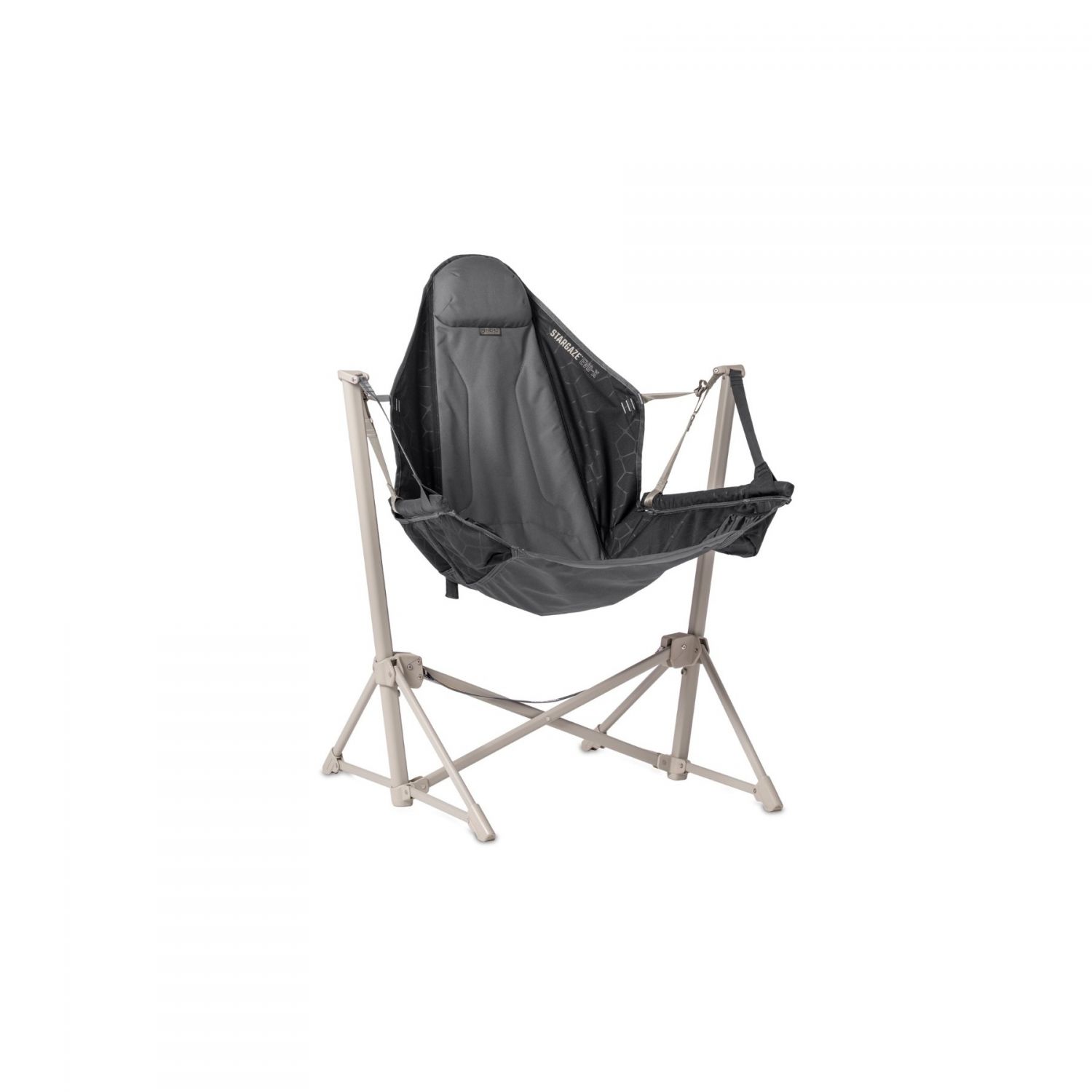 Nemo Stargaze Evo-X, kempingové kreslo, čierna